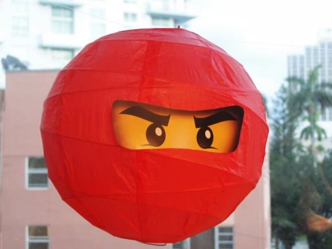 These easy decoration Ninjago Paper Lanterns are sure to make your party festive