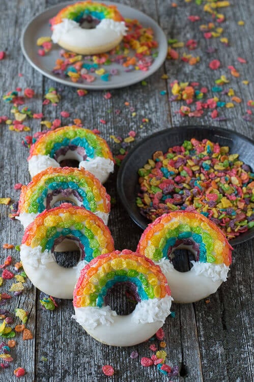 Rainbow Donuts