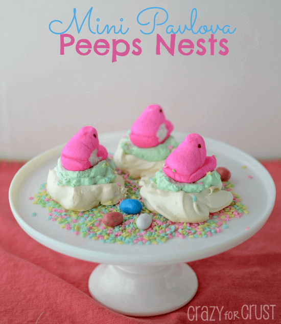 Mini Pavlova PEEPS Nests