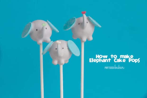 How to Make Elephant Cake Pops