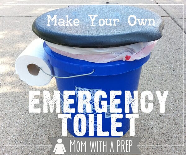 This emergency toilet is easy and simple. Ideal for camping.