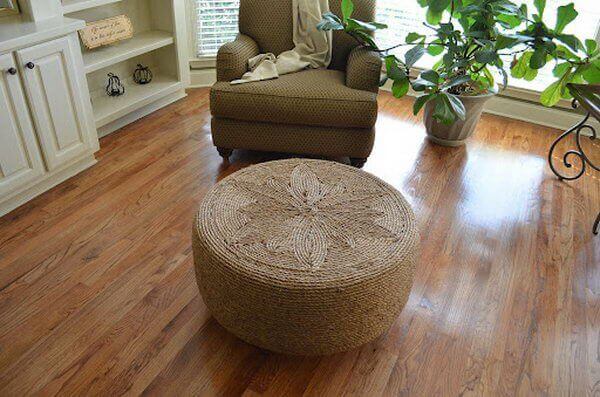 DIY Tire Ottoman