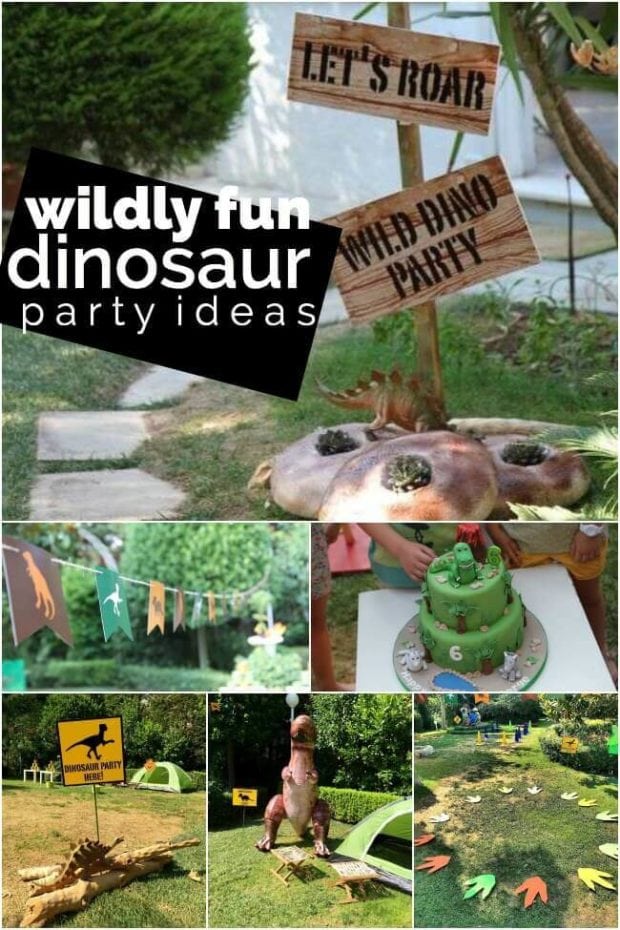 A Wildly Fun Boy’s Dinosaur Birthday Party
