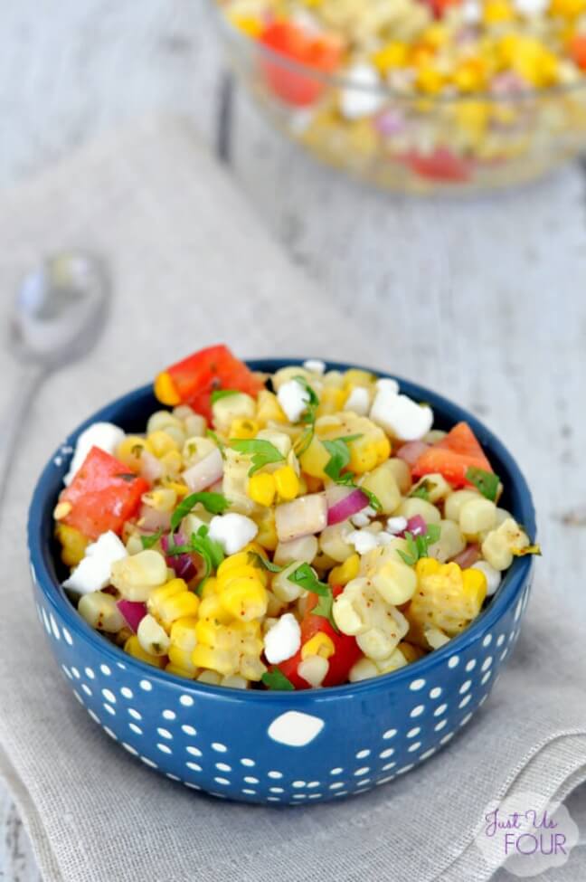 Summer Grilled Corn Salad