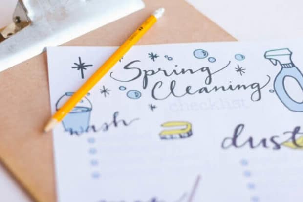 Checklist for Spring Cleaning