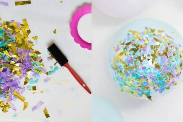 DIY Confetti Balloons