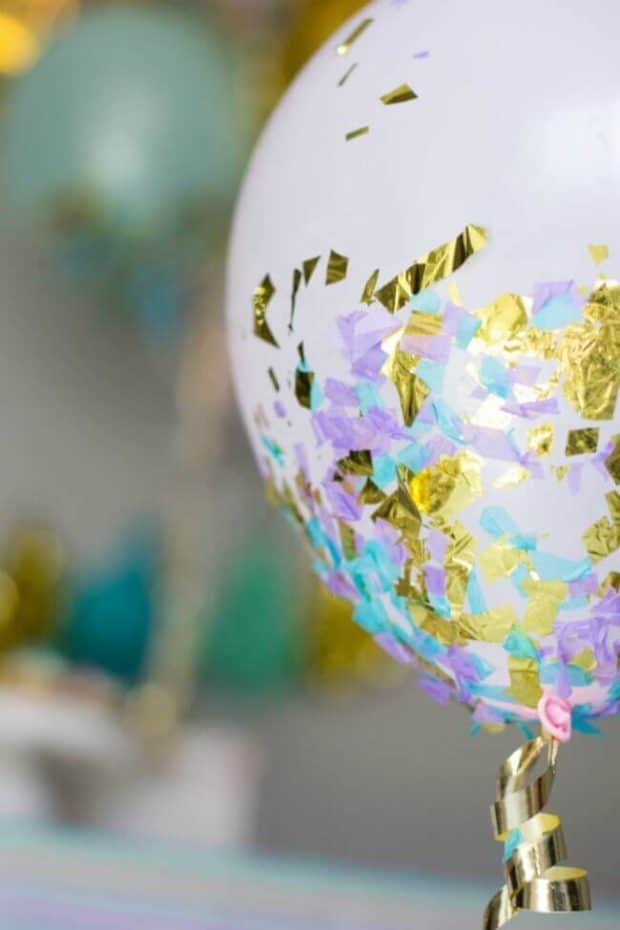DIY Confetti & Glitter Balloons