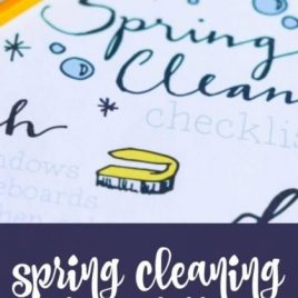 Free Spring Cleaning Printable Checklist