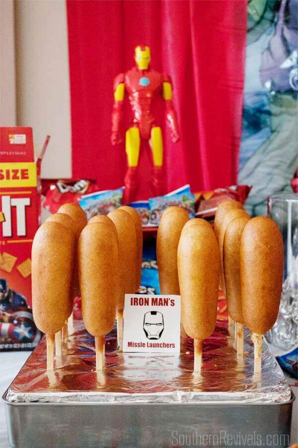 Iron Man Corn Dogs
