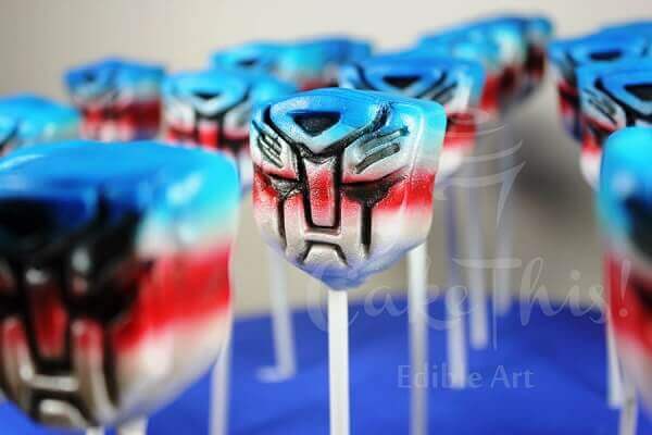 Transformers Cake Pops