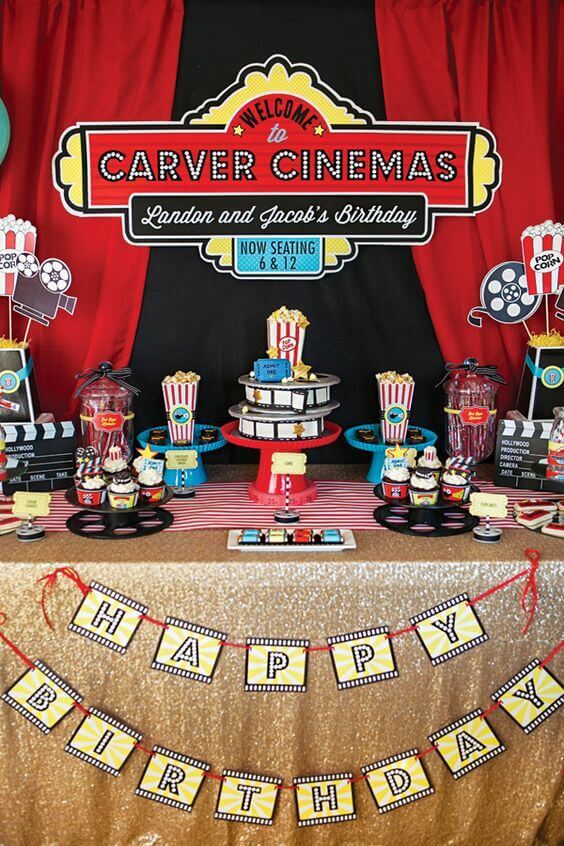 Lights, Camera Birthday Party