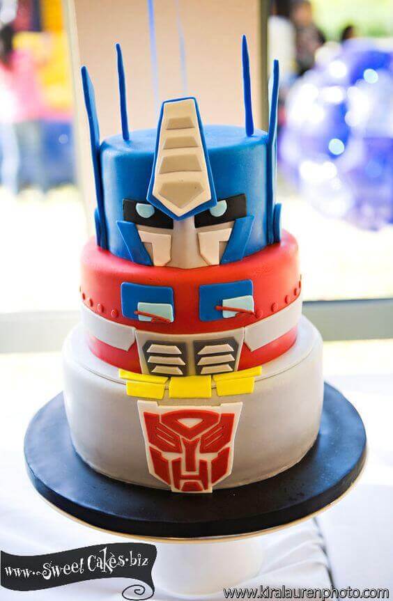 Transformers Cake