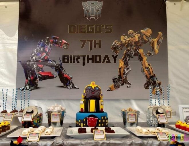 Transformers Dessert Table