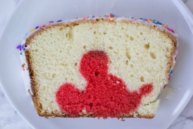 Mickey Mouse Surprise Cake