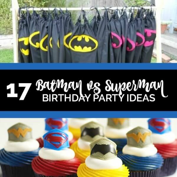 17 Awesome Batman vs. Superman Party Ideas | Spaceships and Laser Beams