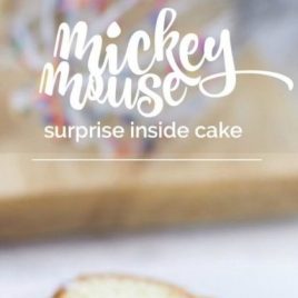 Mickey Mouse Surprise Inside Cake