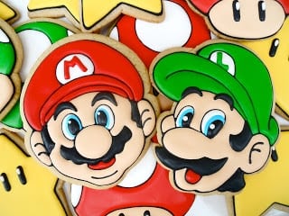 These Super Mario cookies are amazingly detailed.