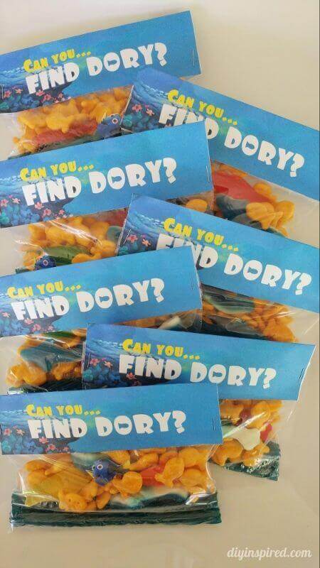 Finding Dory Party Favor + Free Printable