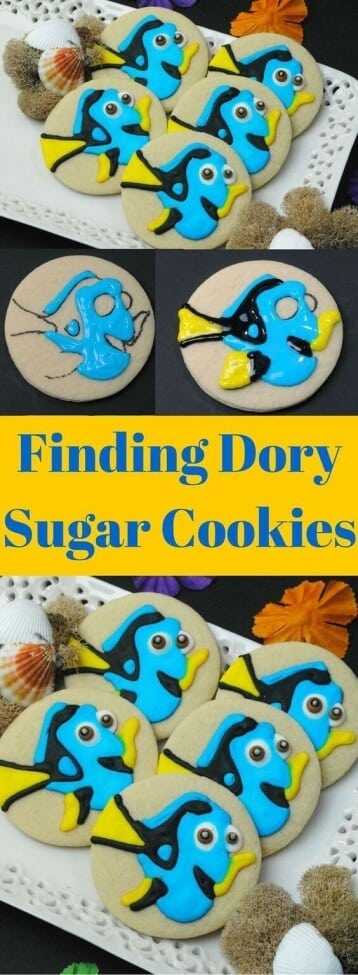 Finding Dory Sugar Cookies