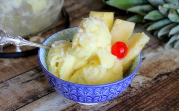 Pina Colada Sorbet Recipe - Spaceships and Laser Beams