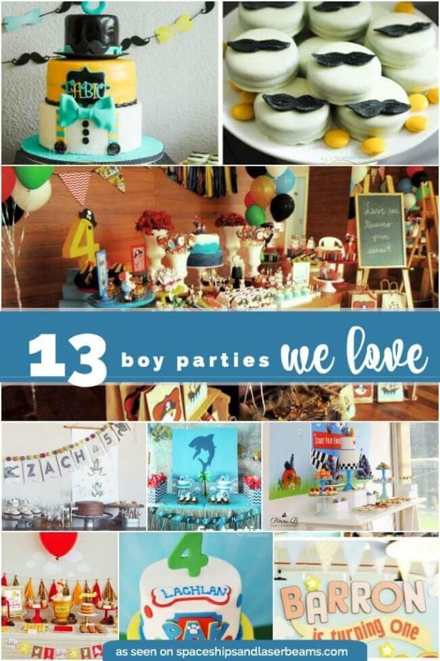 13 Parties for Boys We Love - Spaceships and Laser Beams