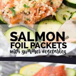 Salmon Foil Packets with Summer Vegetables