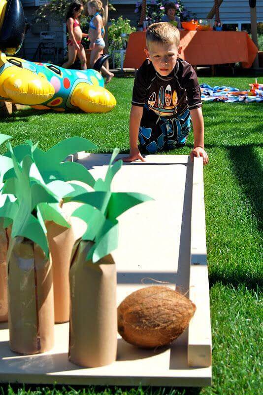 Coconut Bowling Game