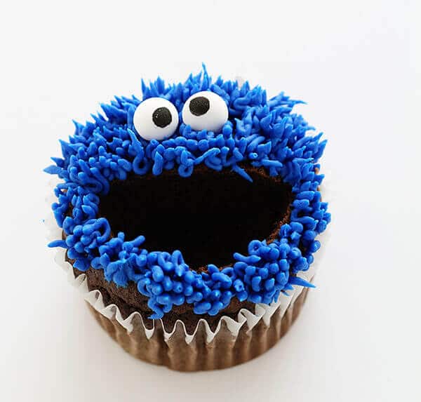 Cookie Monster Cupcakes