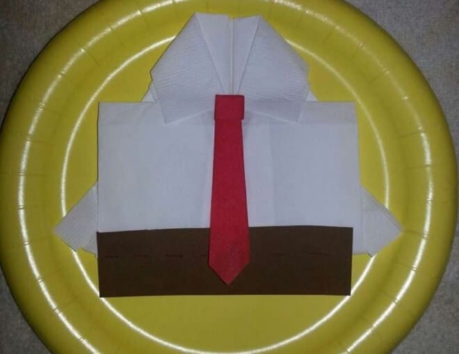 DIY Spongebob Square Pants Napkin