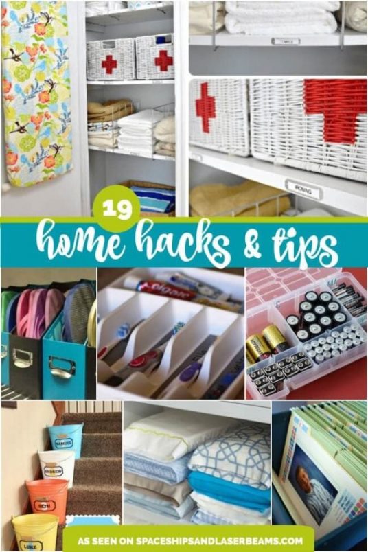 19 Amazing Home Organization Tips And Hacks - Spaceships And Laser Beams