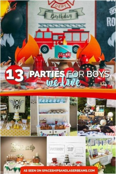 13 Parties For Boys We Love - Spaceships And Laser Beams