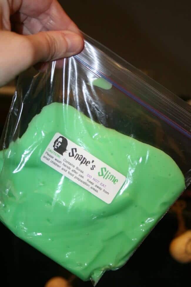 This party favor will haunt guests - magical Snape's Slime is perfect for a Harry Potter party.