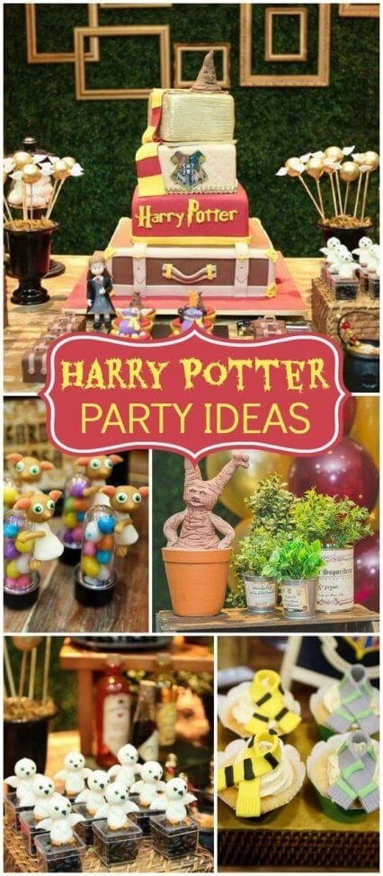 This Harry Potter Party is packed with inspirational ideas - treats and decor galore.