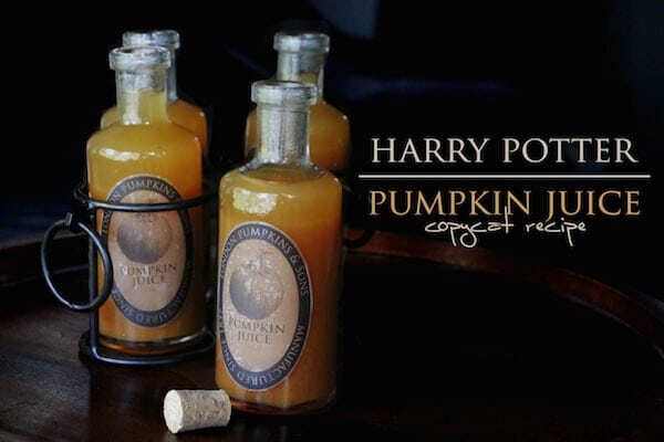 Make your own magical Harry Potter-themed drinks, with this festive pumpkin juice recipe. 