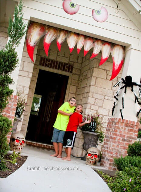 Scary Halloween Door Decorations