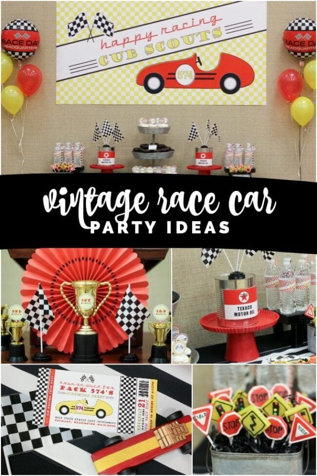 Vintage Racecar Derby Party
