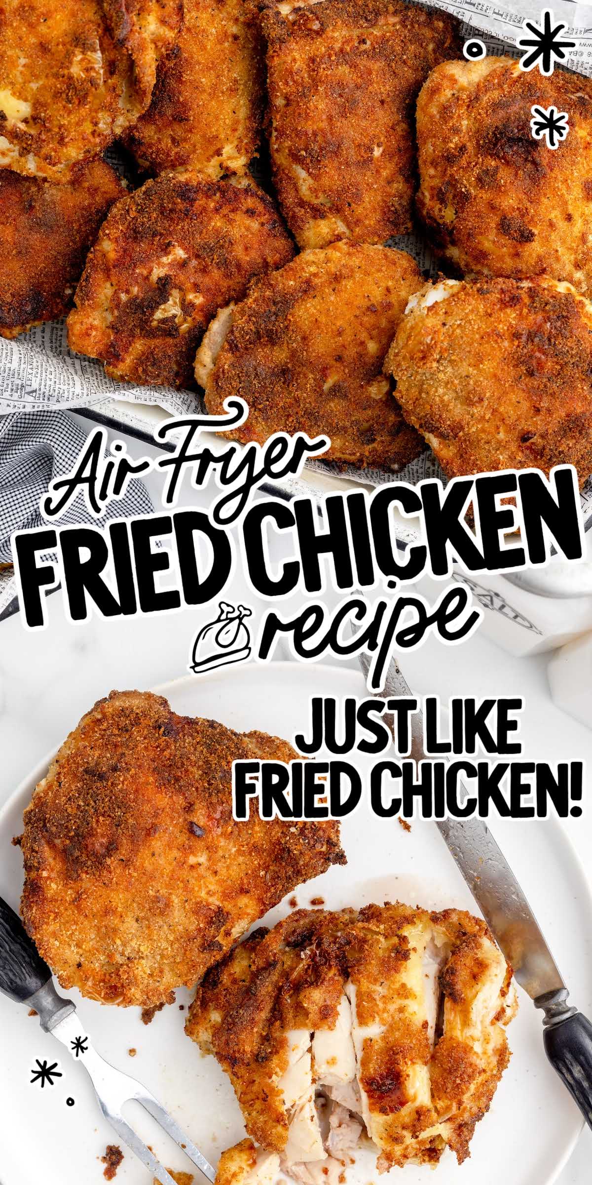 Air Fryer Fried Chicken - Spaceships and Laser Beams