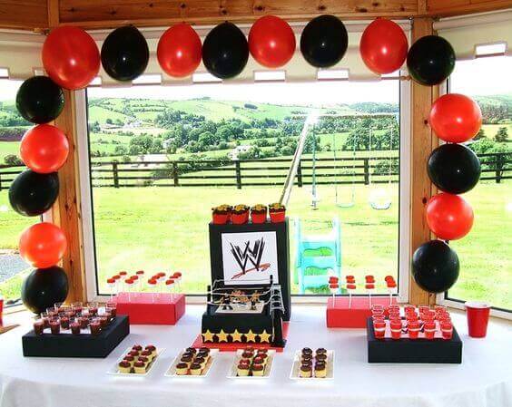 WWE wrestling Party
