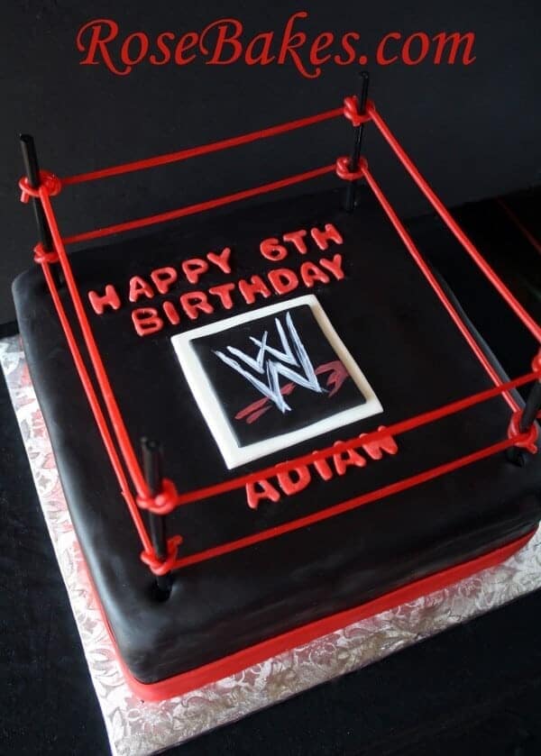 WWE Wrestling Ring Cake