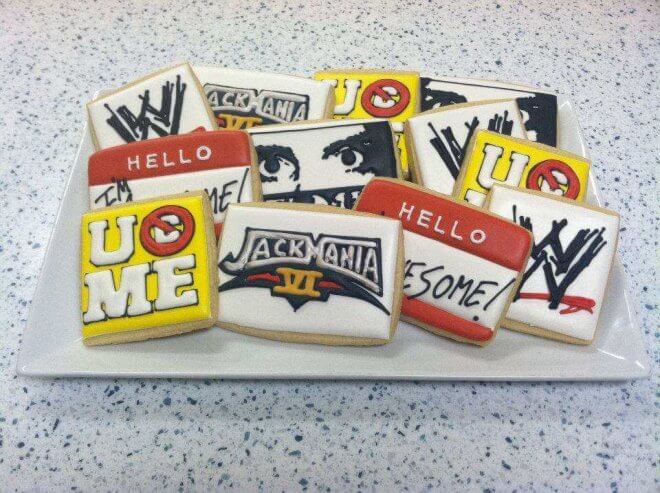 WWE Sugar cookies