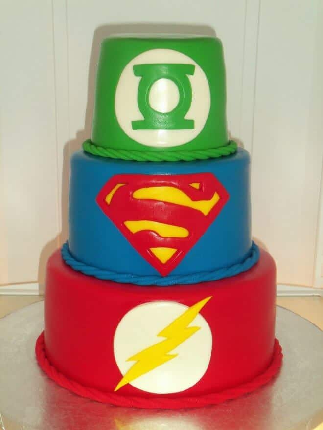 Justice League Super Hero Cake