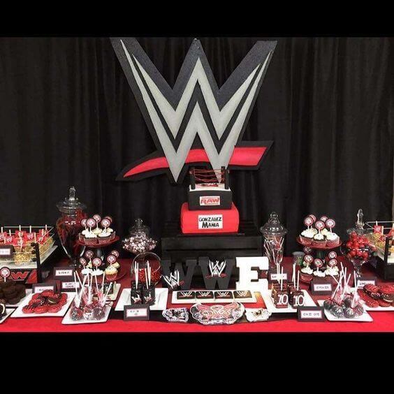 WWE Dessert Table