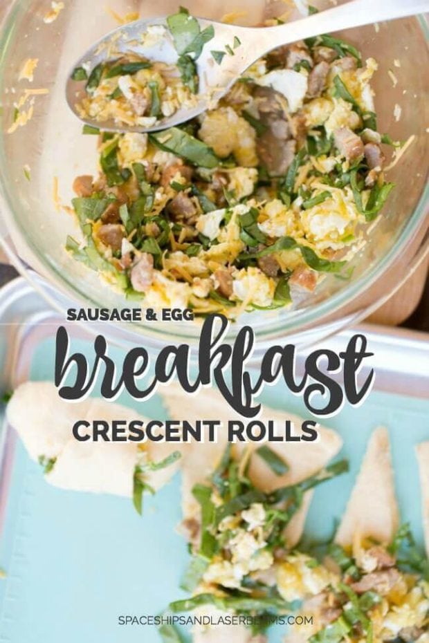 Sausage & Egg Breakfast Crescent Rolls