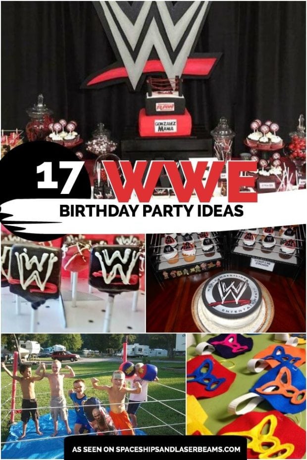 17 Wild Wwe Birthday Party Ideas Spaceships And Laser Beams