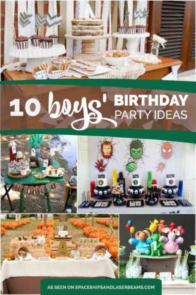 10 Amazing Boys' Birthday Parties - Spaceships and Laser Beams