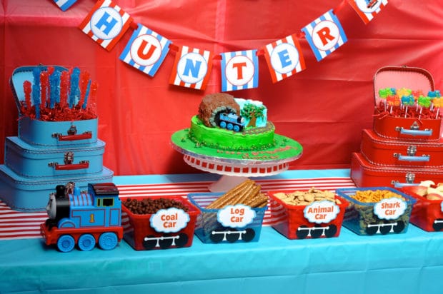 Thomas the Train Snack Display