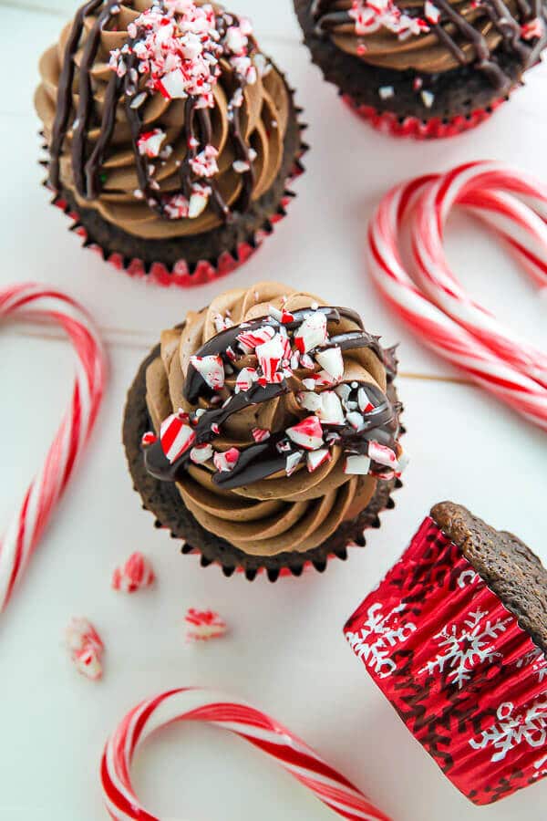 Peppermint Mocho Cup Cupcakes