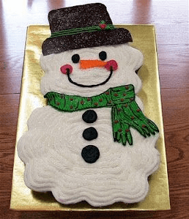 Pull Apart Cupcake Snowman