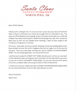 15 Free Printable Letters From Santa Templates - Spaceships and Laser Beams