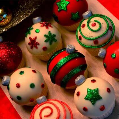 Ornament Cupcakes